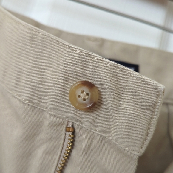 Ralph Lauren Sport Y2K Vintage High Waist Straight Leg Chino Capri Pants Beige 6 - Picture 10 of 15